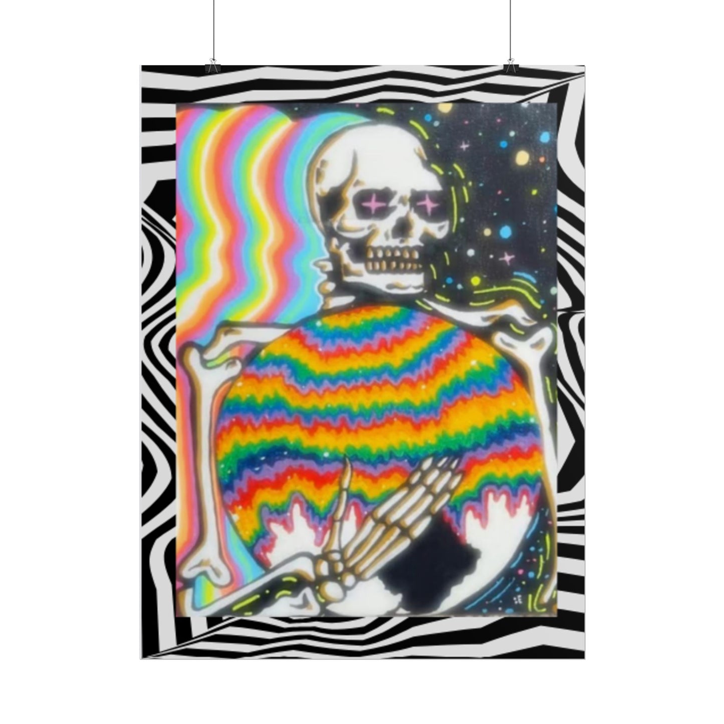 The World is your$ rolled glossy poster