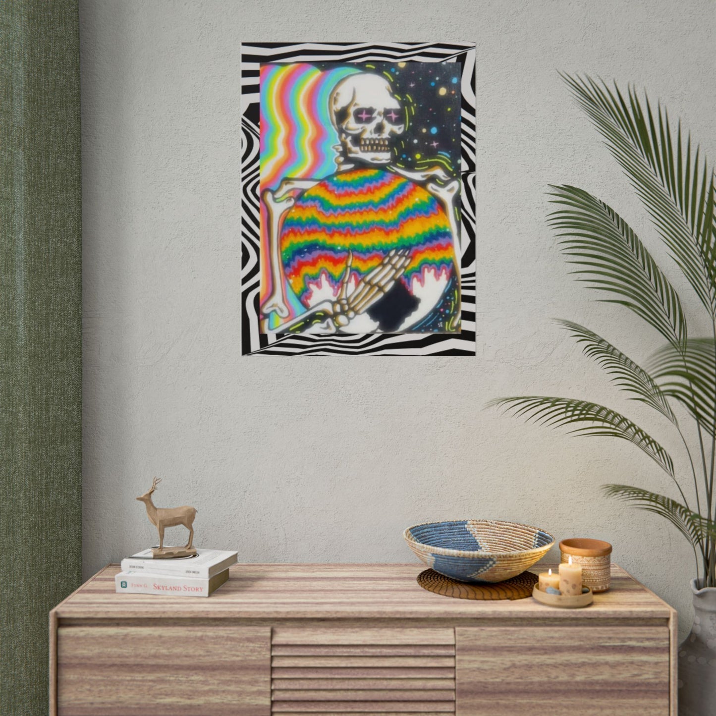 The World is your$ rolled glossy poster