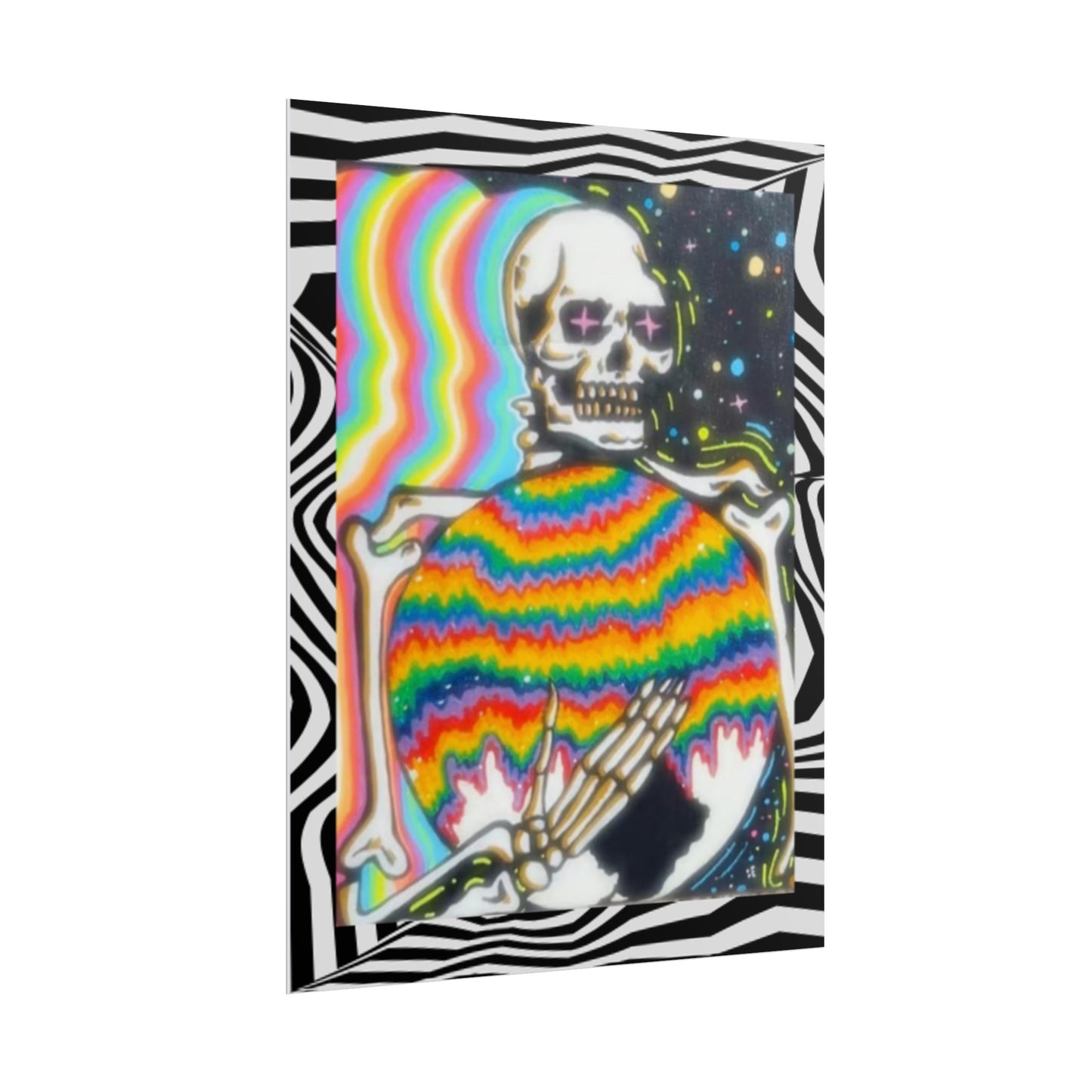 The World is your$ rolled glossy poster